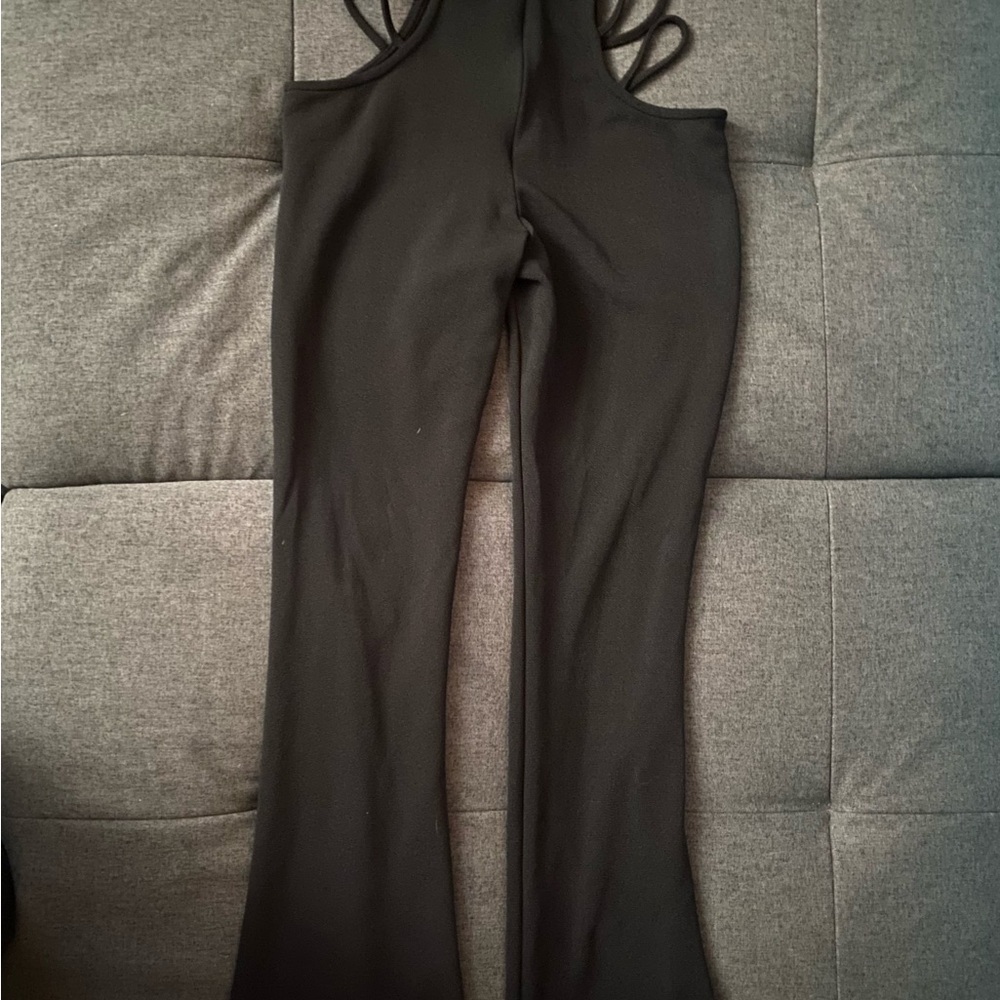 Women’s Black Hip-side Slit pants like Maddy’s from Euphoria